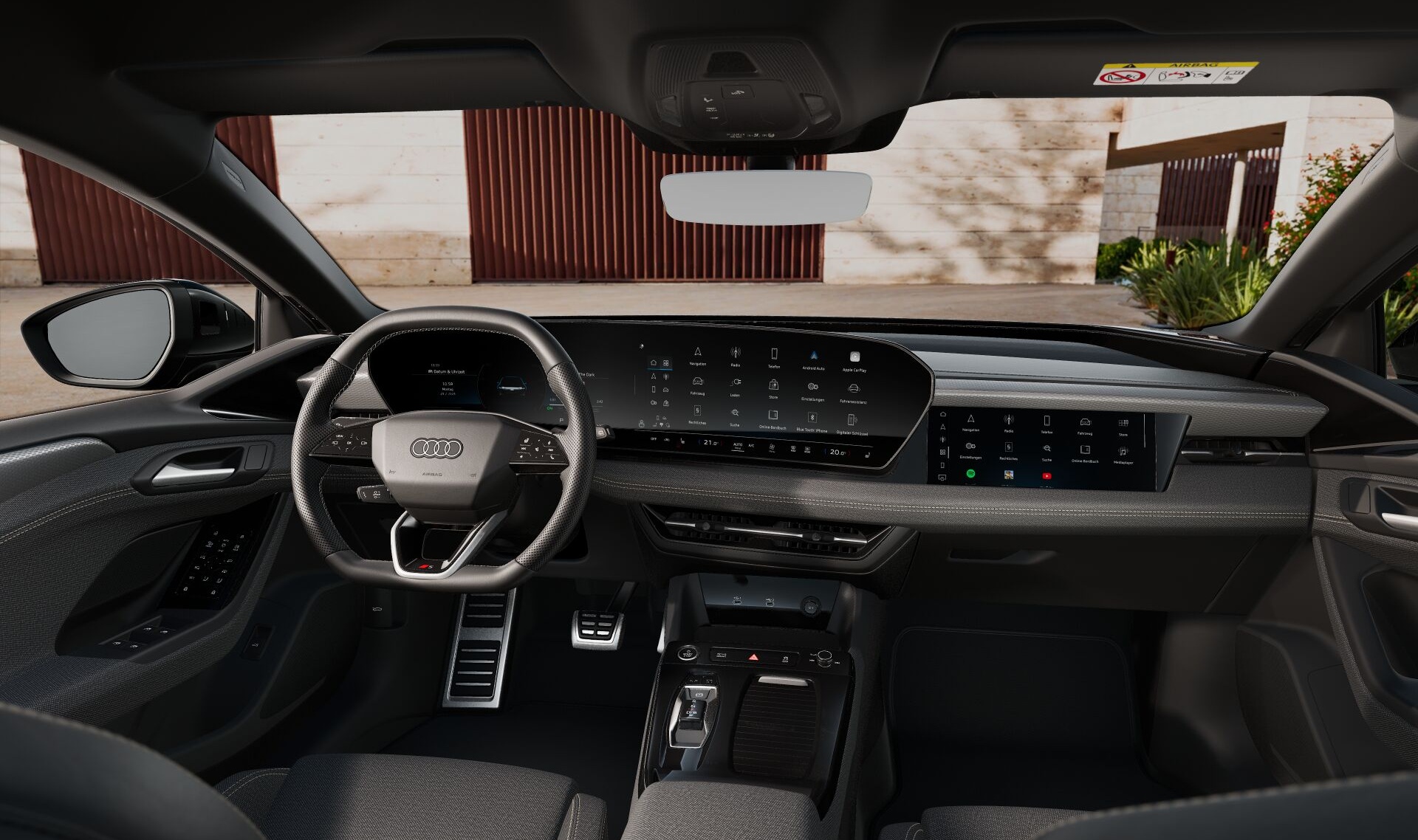 Das Cockpit des Audi A6 e-tron