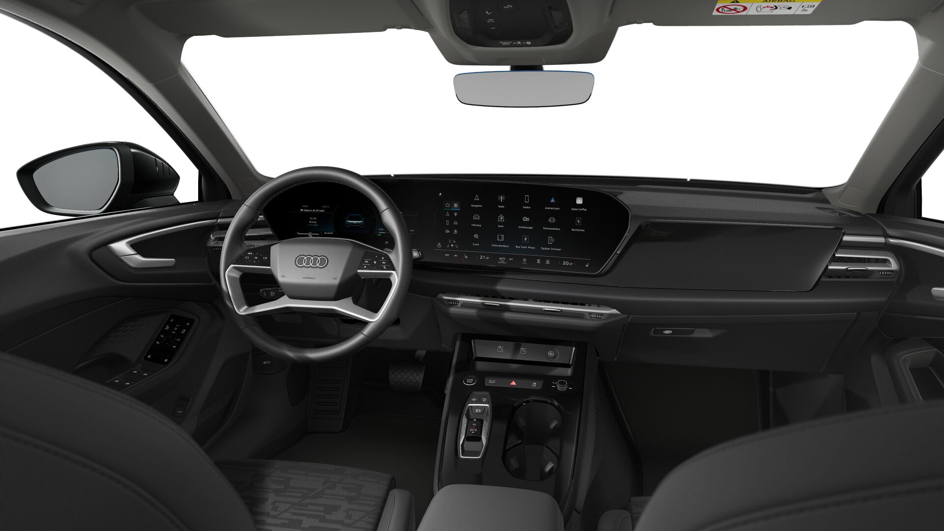 Zu sehen ist der Cockpit des Audi A4