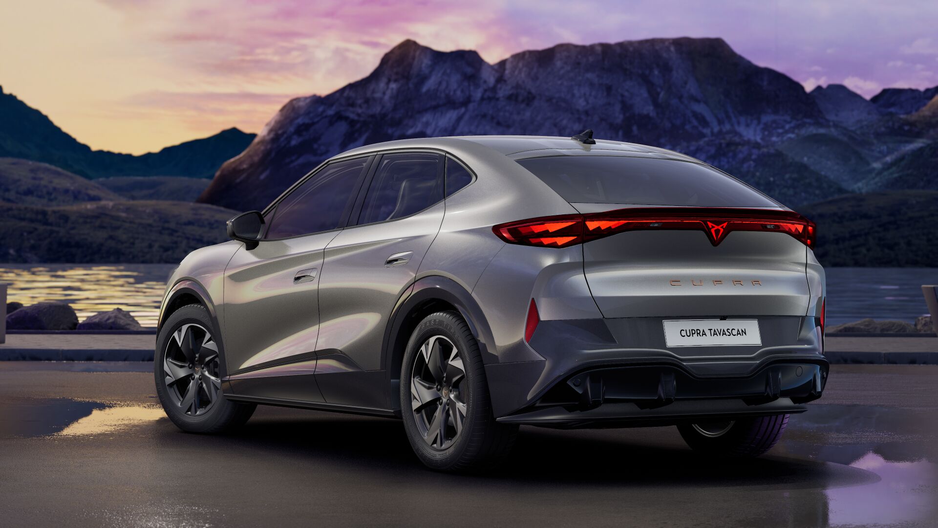Zu sehen ist der Vorderreifen des Cupra Formentor
