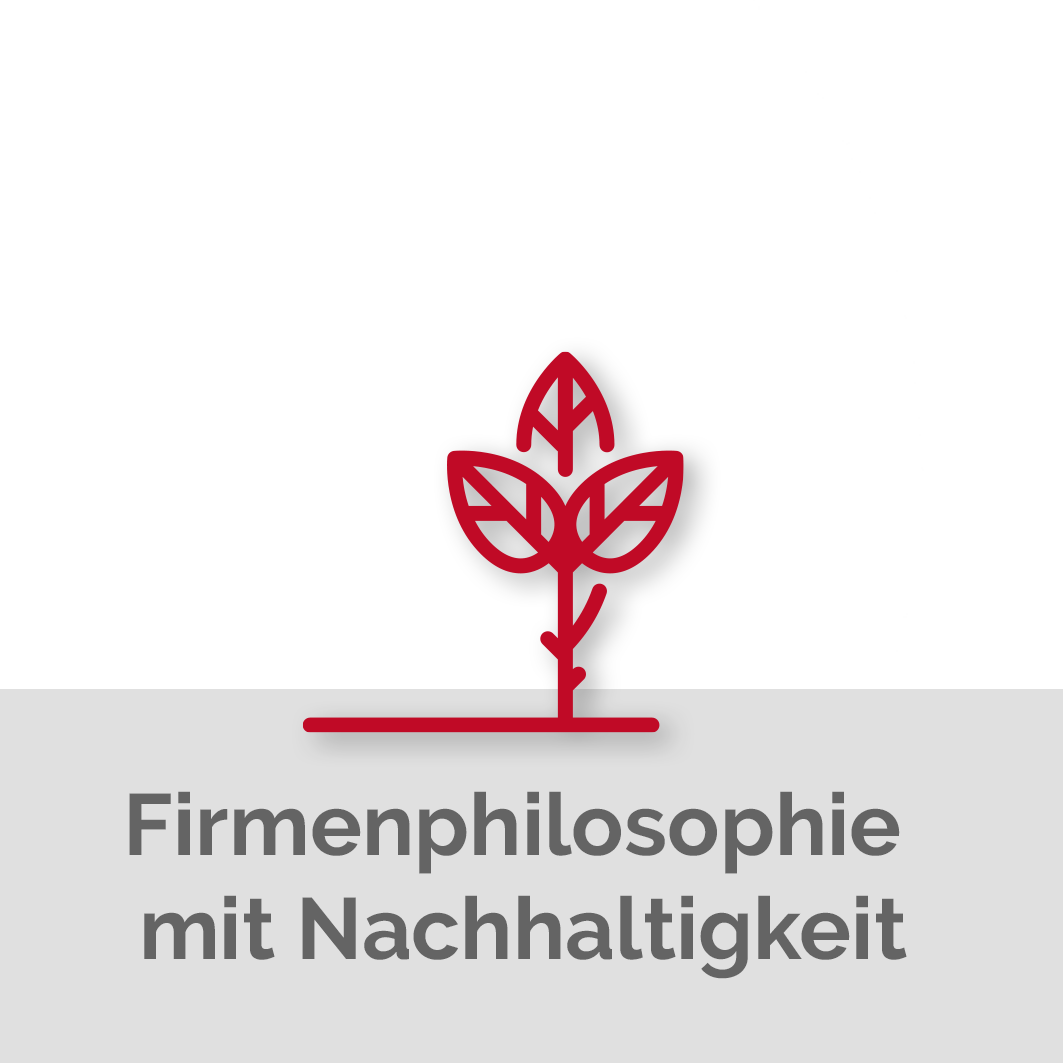 Firmenphilosophie mit Nachhaltigkeit l