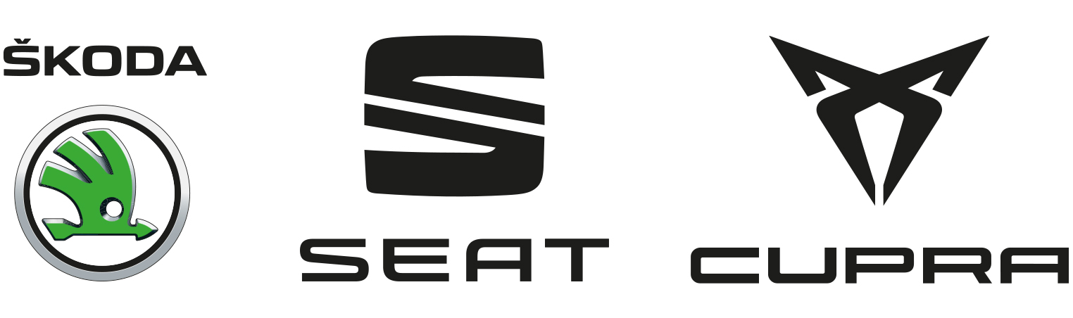 SEAT, Skoda, Cupra Logos | Maschek Automobile