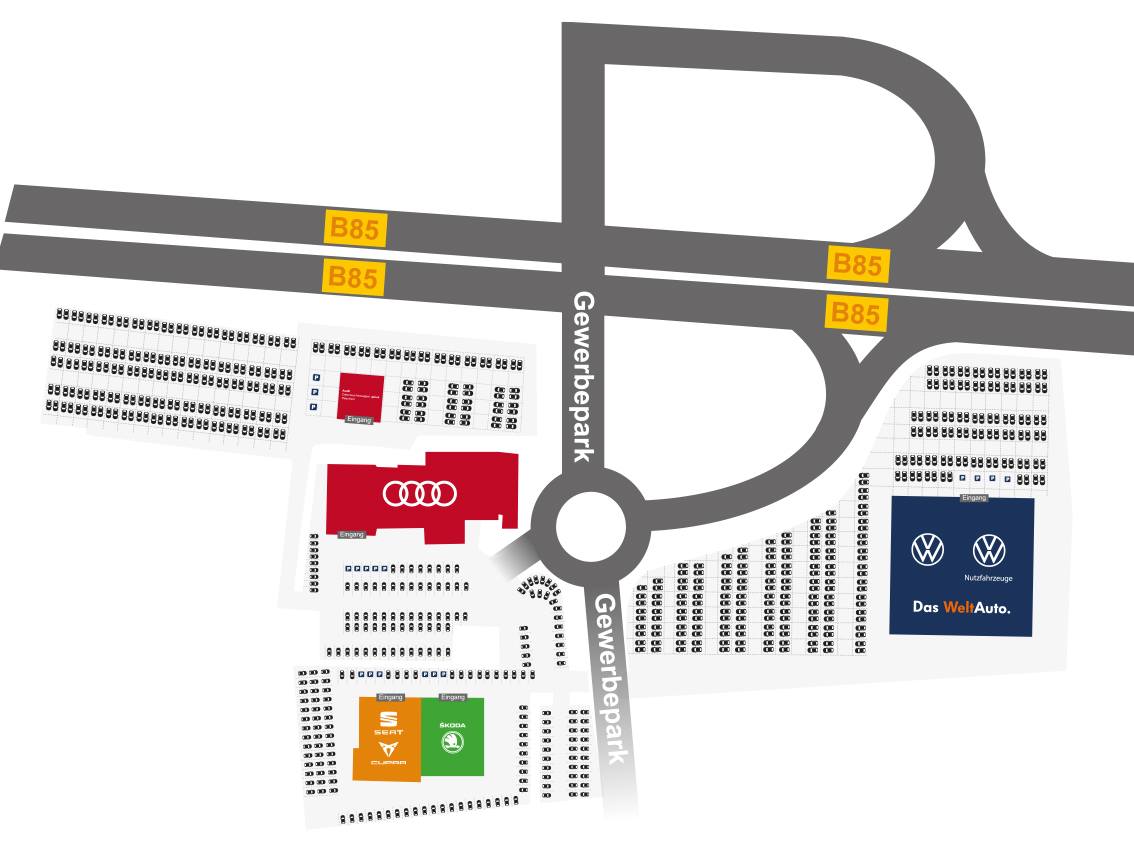 Lageplan Standort Wackersdorf | Maschek Automobile